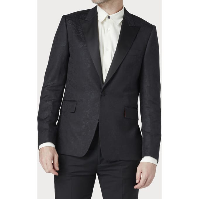 Paul Smith Evening 1btn Jacket Black Melange Taglia: 48 | Blazers Outlet | Uomo | Nero
