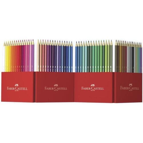 Faber-Castell kleurpotloden - hexagonale kartonnen doos, 60 stuks