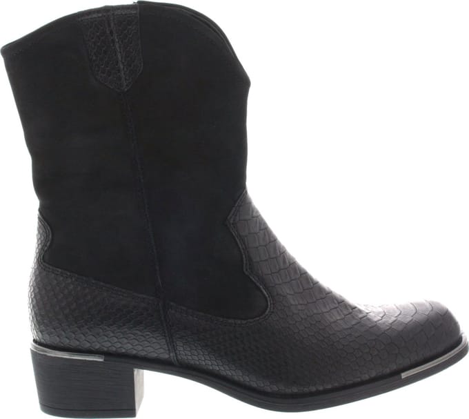 Dames Enkellaars Durea 9787-995-0034 Zwart - Maat 5