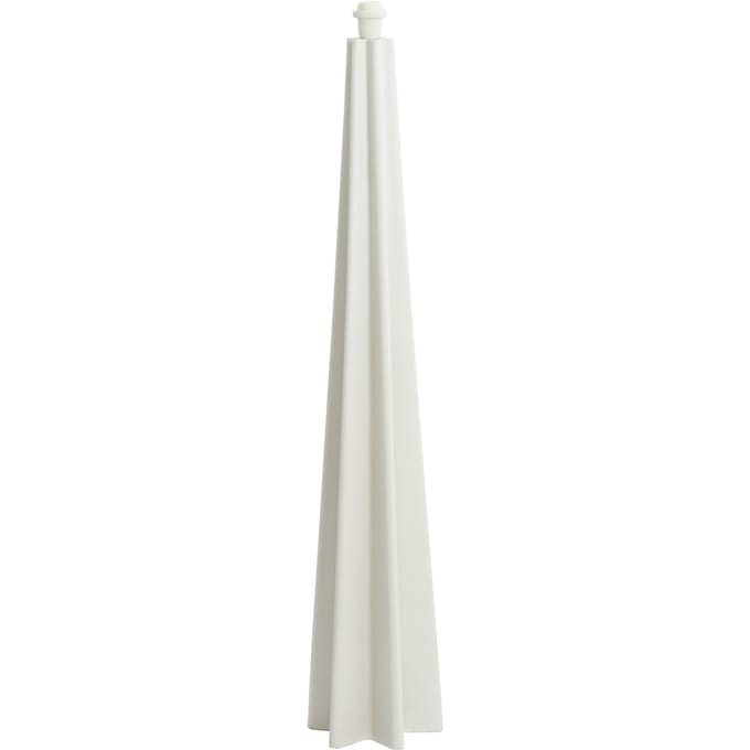 Light & Living Vloerlamp Kuala – Mat Wit – Ø20x124cm – Excl. kap – E27 fitting – Voor binnen