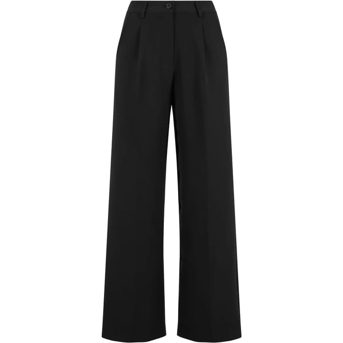Urban Classics - Wide Leg Wijde broek - Taille, 33 inch - Zwart