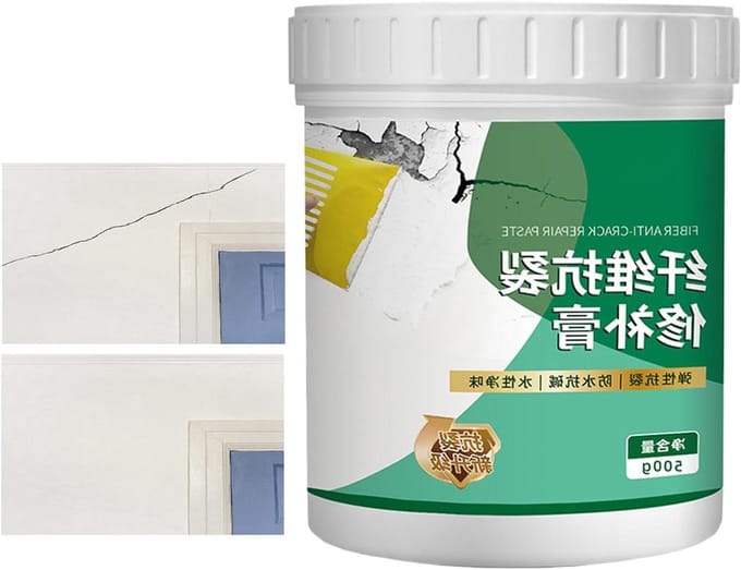 Muur Reparatiepasta - Gipsplaat Patch - Scheuren Vullen - Waterdicht Scheurvast - 500 g - Wit