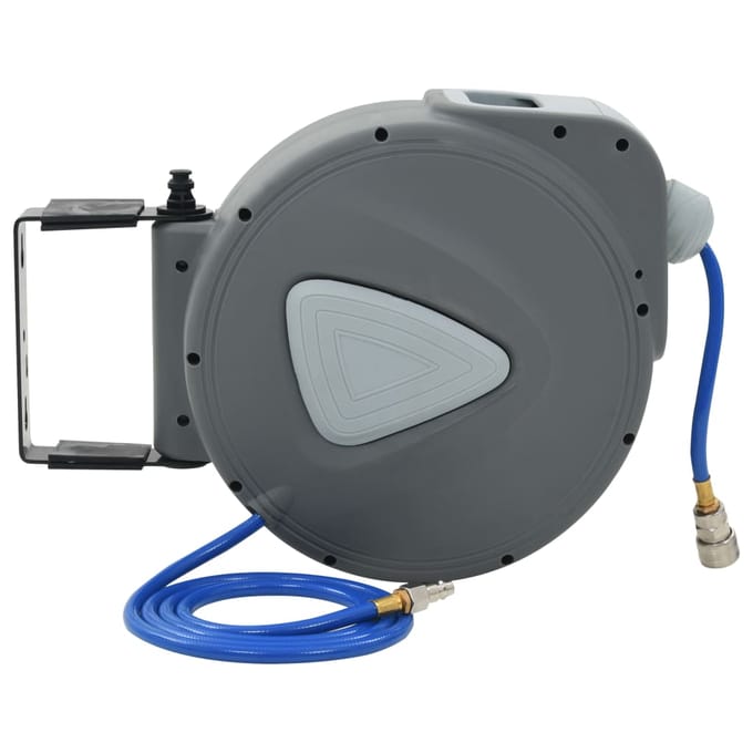 vidaXL Automatische luchthaspel 1/4" 20 m