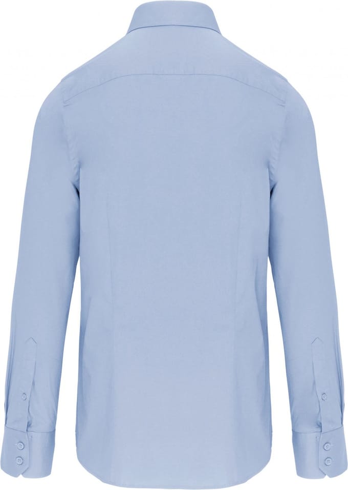 Kariban Heren stretch overhemd lange mouwen K529 - light blue - L