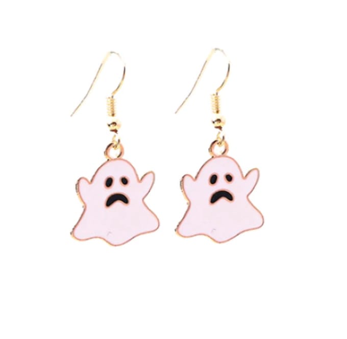 Halloween Oorbellen - Oorhangers - Spookje - 1 paar