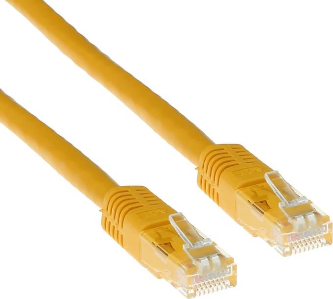 ACT Gele 20 meter U/UTP CAT6 patchkabel met RJ45 connectoren IB8820