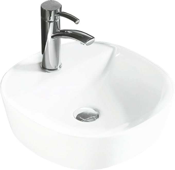 Mexen Zita opzetwastafel 40 x 40 cm, wit - 21874000