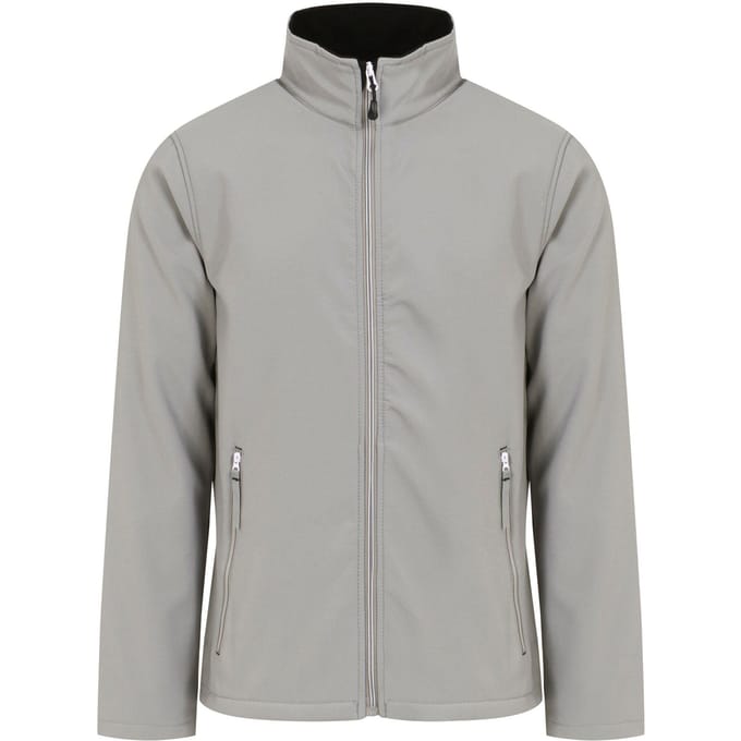 Regatta Heren Ascender Effen Dubbellaags Soft Shell Jas (Mineraalgrijs/zwart)