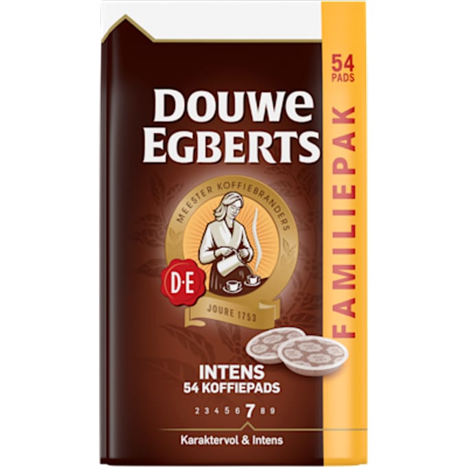 Douwe Egberts Intens Koffiepads - 54 stuks, 375 g