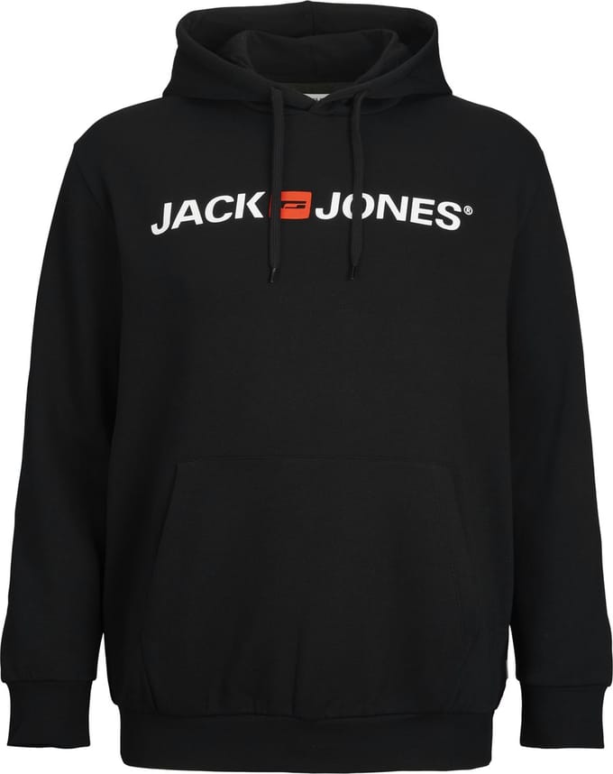 JACK&JONES PLUS - JJECORP OLD LOGO SWEAT HOOD NOOS PLS - Heren - Sweaters