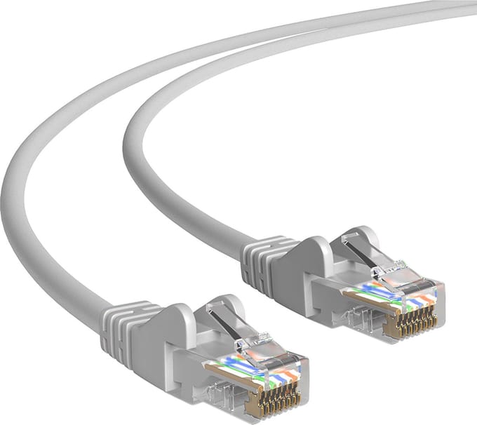 Netwerkkabel Cat 5e - U/UTP - Grijs - 2 meter - Allteq