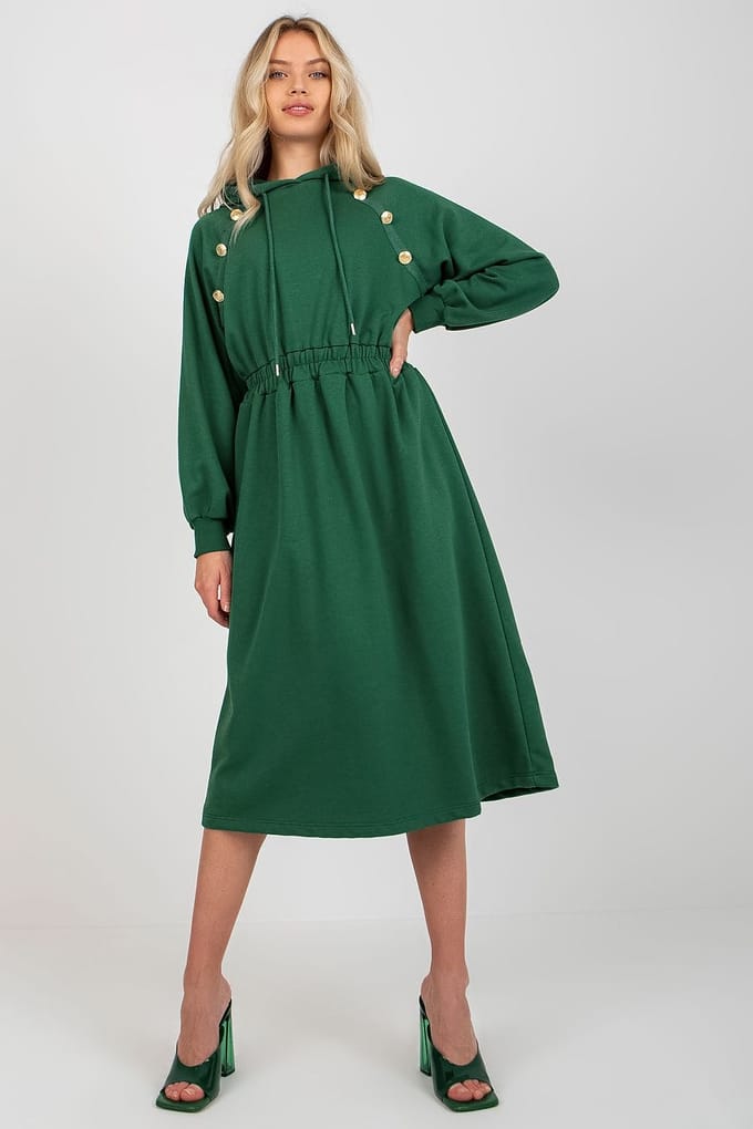 Urban Cozy Sweat Dress - Grün / Einheitsgröße