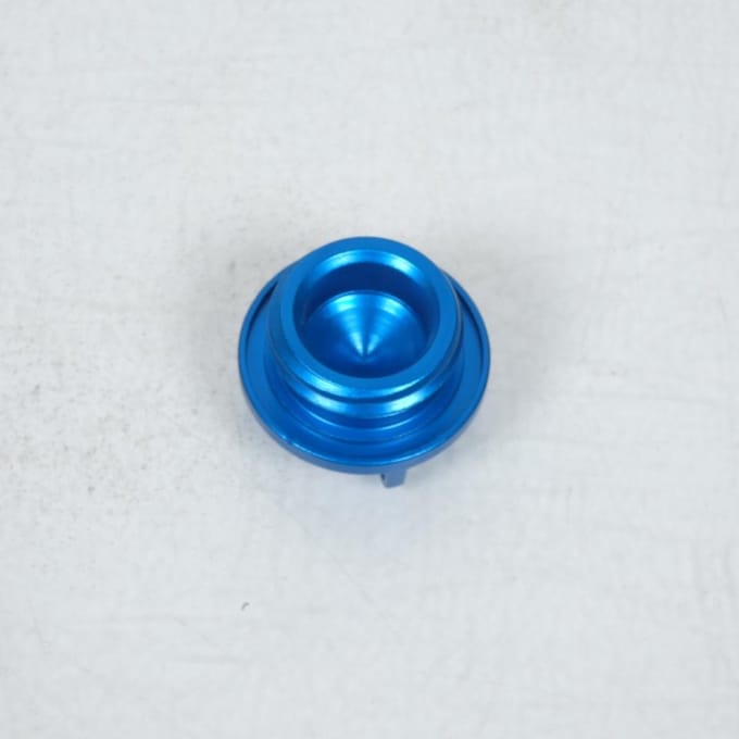 Olieniveaudop blauw alu M26 spoed 3.0 Lightech voor motor Yamaha 700 MT-07