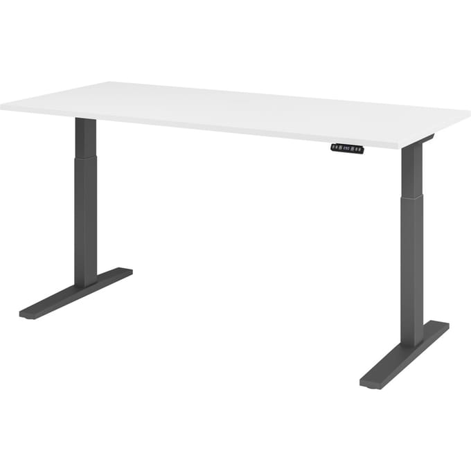 XMKA 19 G | Bureau - Wit 180 x 80 Tafelhoogte I Elektrisch in hoogte verstelbaar