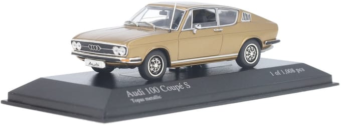 Audi 100 Coupé S Minichamps Modelauto 1:43 1969 430019126 Schaalmodel