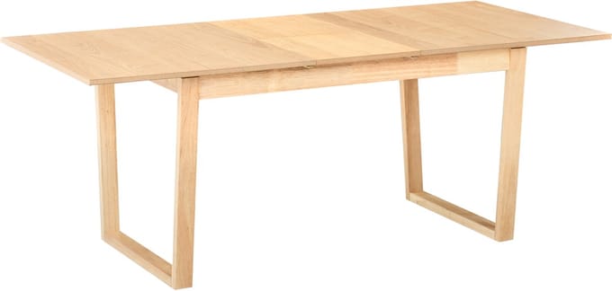 CAMDEN - Uitschuifbare eettafel - Lichtbruin - 160/200 x 95 cm - MDF