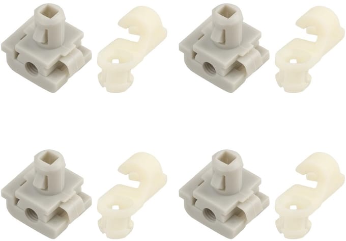 Dailygoods- Achterklep Handvat Stangen Kit - Vergrendeling - 8 Stuks