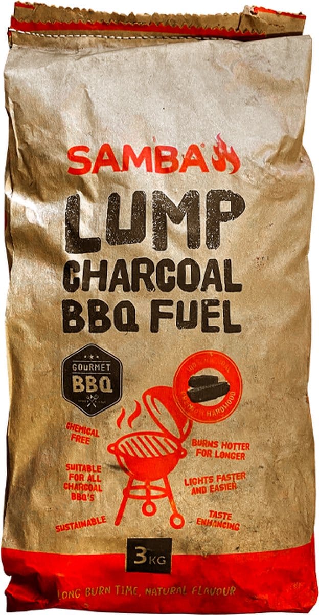 Samba White Quebracho Houtskool 3kg