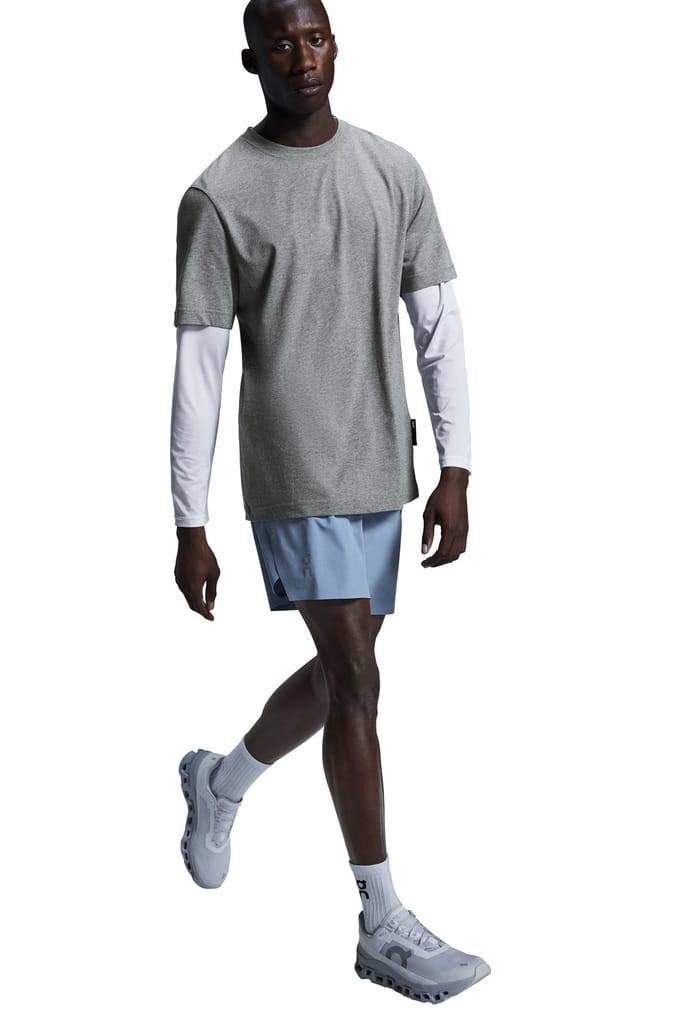 On Train Shorts 1 M Chambray Maat: XXL | Korte Broeken Outlet | Heren | Blauw