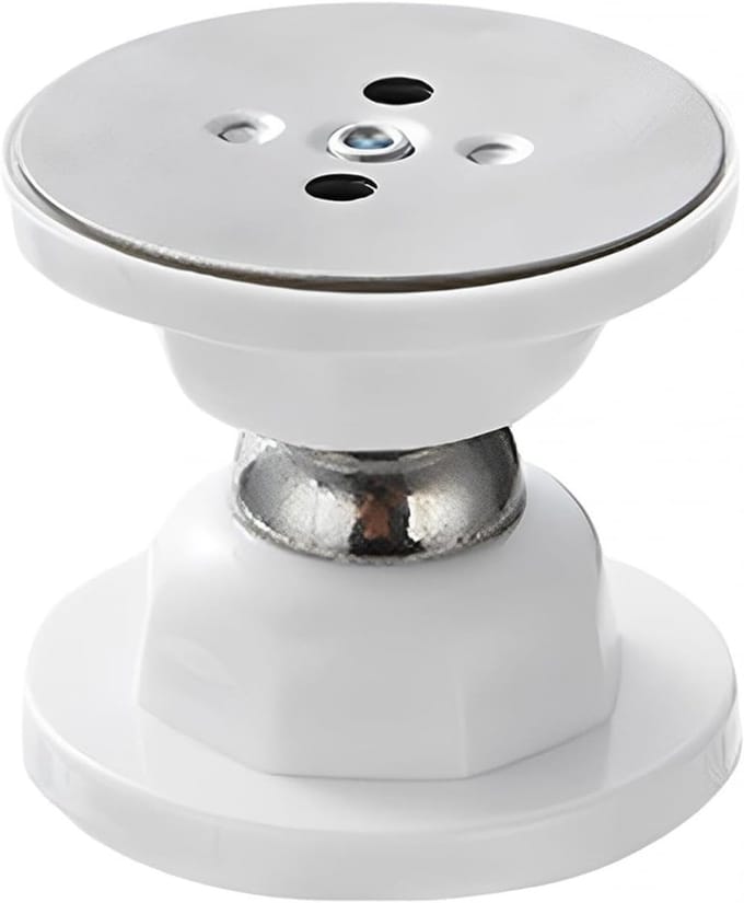 Magnetische Deurstopper - Deurvanger Deurklem - Deuren Open Houden - Zonder Boren - 5.2cm - Wit