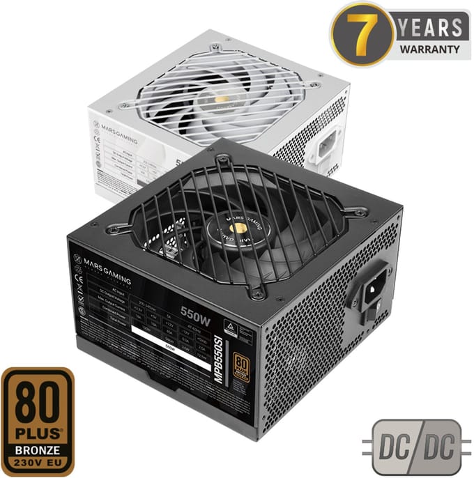 Voedingsbron Mars Gaming MPB650SI ATX 650 W 80 Plus Bronze