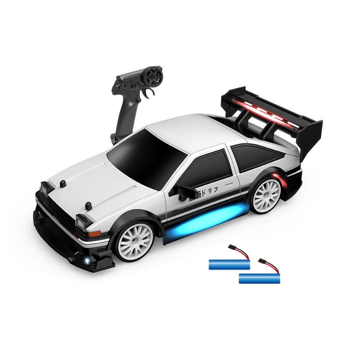 2,4GHz Afstandsbediening Driftauto 1:24 30KM/U Hoge snelheid Drift Afstandsbediening 4WD-voertuig met type 1-1 battery
