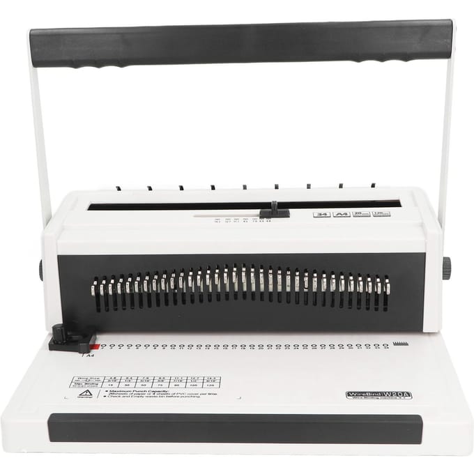 Draadklem Machine Rond Gat Dubbele Draad Gehumaniseerd Handvat 3:1 Steekkam Binder Machine gray