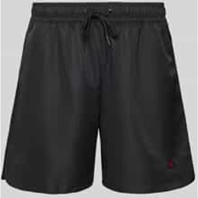 Regular fit korte broek met logobadge, model 'EAMES'