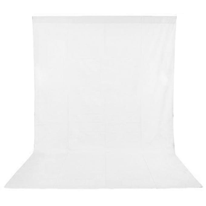 Écran de fond de toile de fond en tissu non tissé, vidéo de Studio de photographie 1.6*3m/ 5.2 * 9.8ft blanc