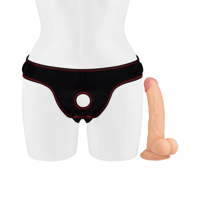 LoveToy Easy Strap-On Set with 21,5 cm Dildo