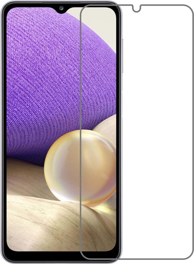 Screenprotector - Geschikt voor Samsung Galaxy A32 4G - Extra Sterk - Gehard Glas - Beschermglas - Tempered Glass - Screen Protector