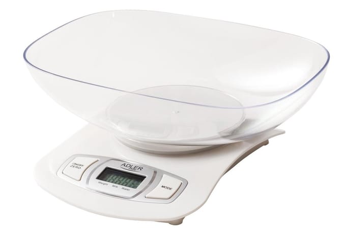 Adler AD 3137 W - Witte keukenweegschaal - 1.5 liter schaal