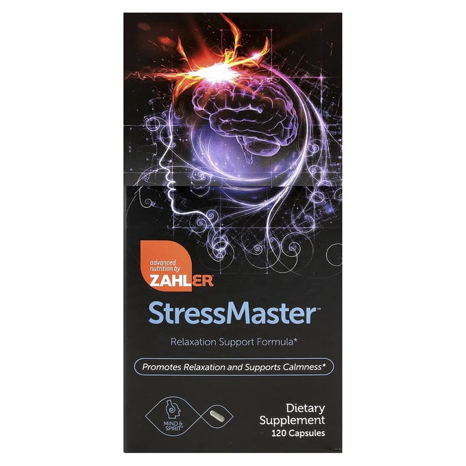 Zahler, StressMaster, Ontspanningsformule, 120 Capsules