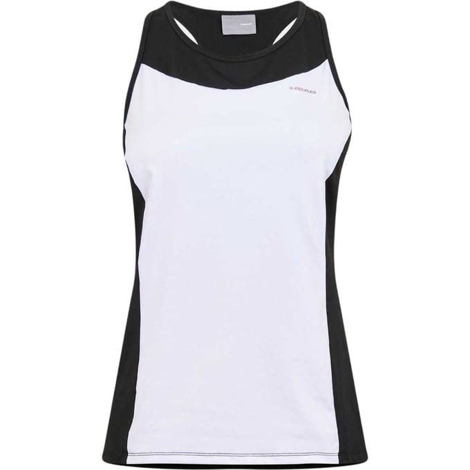 Head Tanktop met kleurblokken voor dames (Wit, Zwart)