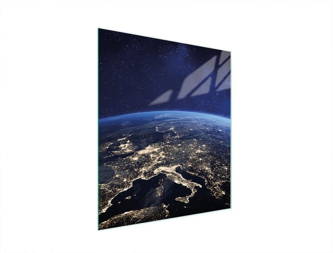 TMK ArtDeko - Snijplank van Glas - 45x52 cm - Zwart