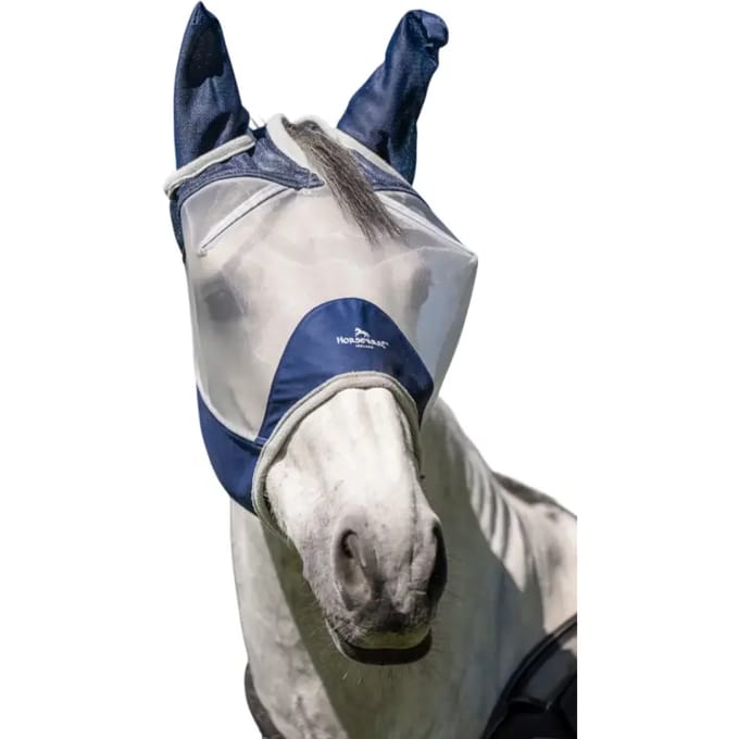 Horseware Shield Vliegenmasker Full Navy