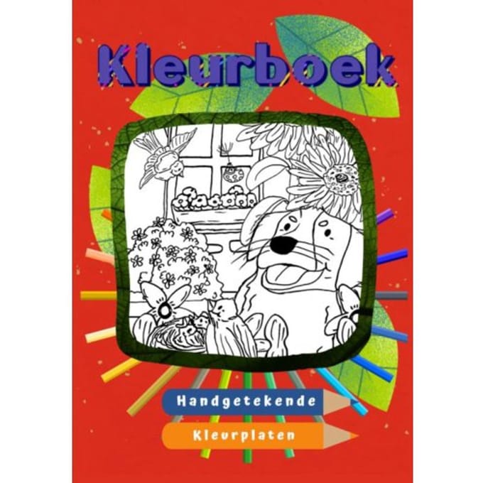 Kleurboek - Met Heel Veel Leuke Dieren Om In Te Kleuren ! - Mieke Stevens