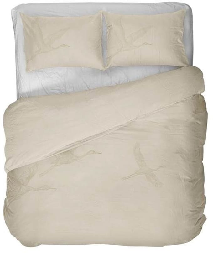 Kayori Hira Dekbedovertrek - Extra breed - 260x200/220 cm - Offwhite
