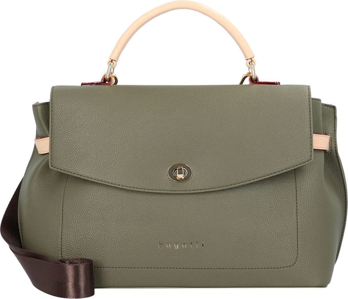 bugatti Handtas Schoudertas Ella City Bag Olive Groene