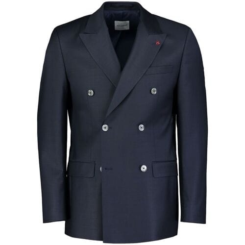 Roy Robson Colbert Uni Stretch Double-Breasted Donker Blauw / male