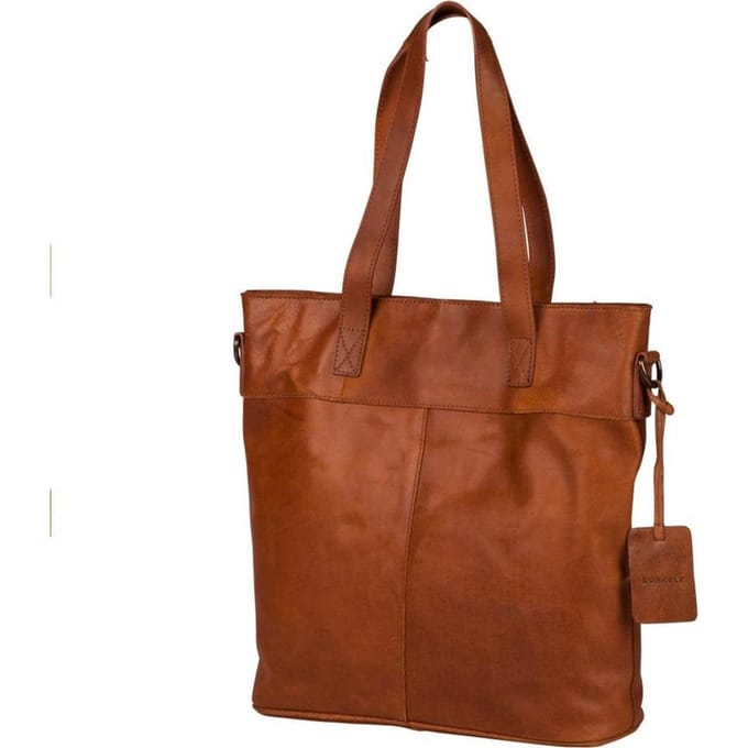 Burkely Fundamentals Vintage Jade Workbag 14'' - Laptoptas - Volwassenen - Cognac