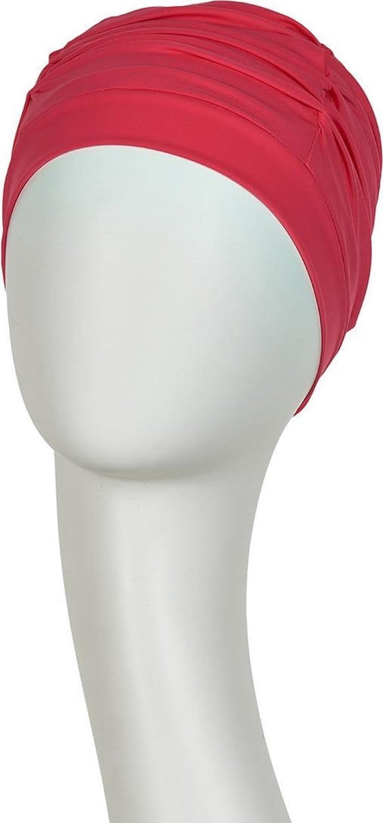 Chemo muts Christine Headwear Swimcap red