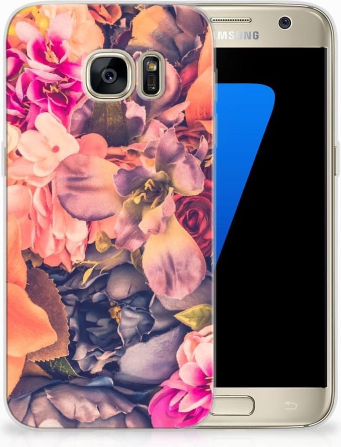Samsung Galaxy S7 TPU Case Bosje Bloemen