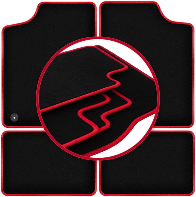 CARLUX-RED automatten voor: Citroen AX hatchback (1986-1998)