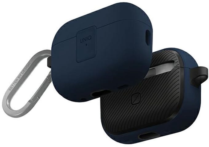 UNIQ Clyde Lock Serie - AirPods Pro 2 Case - Niebiesko-ciernozary