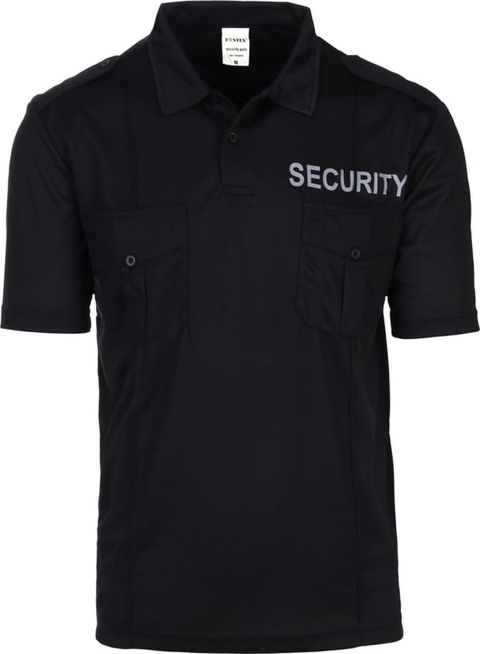 Fostex Garments - Polo security Exclusive (kleur: Zwart / maat: 4XL)