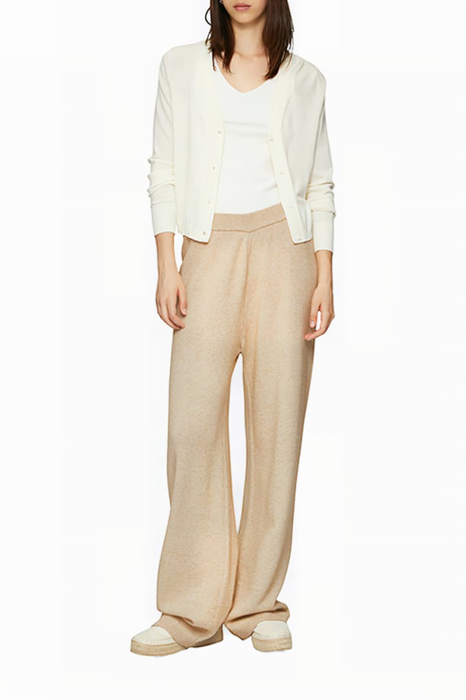 s.Oliver -qs Pants Beige Taglia: M | Pantaloni Outlet | Donna | Marrone