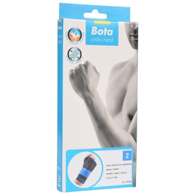 Bota Ortho Handpolsbandage 501 Zwart N2