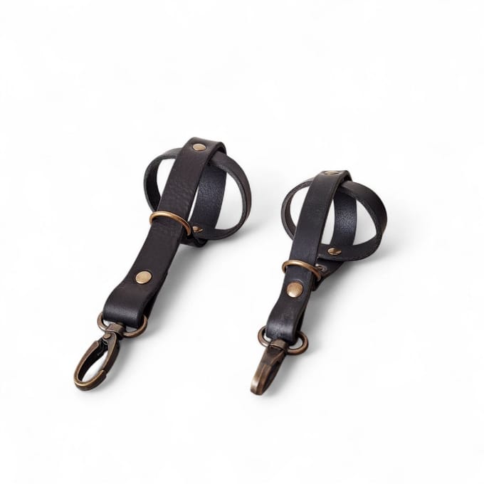 Cooper & Quint Tennisbalhouder - Zwart - Oud Messing