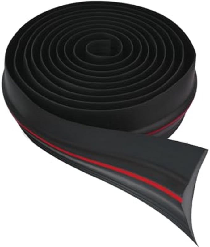 Drempelafdichting voor garagedeur - 3 meter, 18 mm hoogte, Regenbestendig